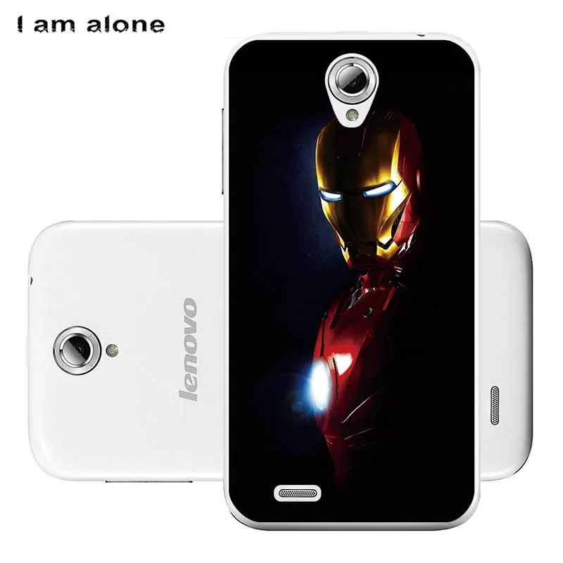 Чехлы для телефонов I am alone для lenovo A859 5,0 дюймов Мягкий ТПУ мобильный Модный Цветной милый чехол для lenovo A859 сумки