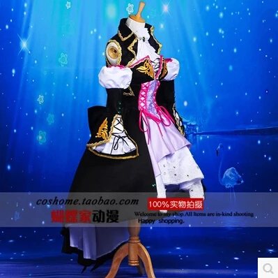 

New VOCALOID Cos VFamily Cosplay Haku Halloween Woman Dress Deluxe Edition Full Set 3in1(Dresses+Neck ornaments+Sleeves)