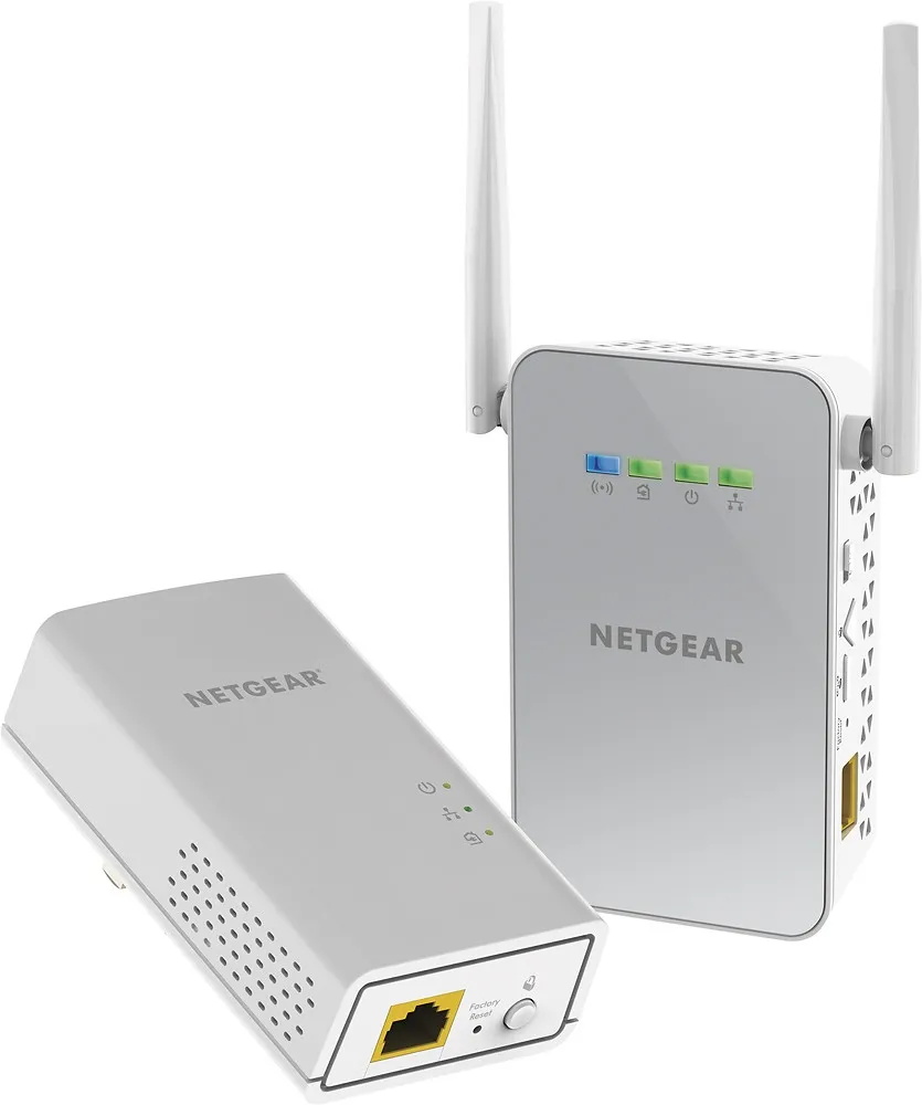 Оригинальная NETGEAR PLW1000 PowerLINE AC1000Wi Fi 1000 + дополнительная розетка белый (PLW1000 100NAS)