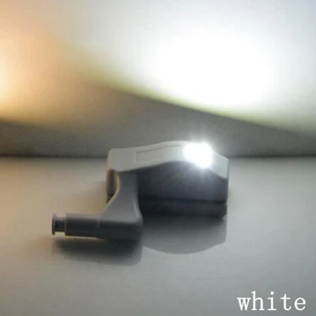 Светодиодный светильник под шкаф универсальное освещение для гардероба сенсор светодиодный Armario внутренняя шарнирная лампа для шкафа кухни - Цвет: white