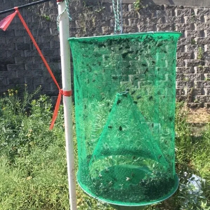 

WCIC Fly Kill Pest Control Trap Tools Hanging Mosquito Fly Catcher Killer Flytrap Zapper Cage Net Trap Garden Killer Flies