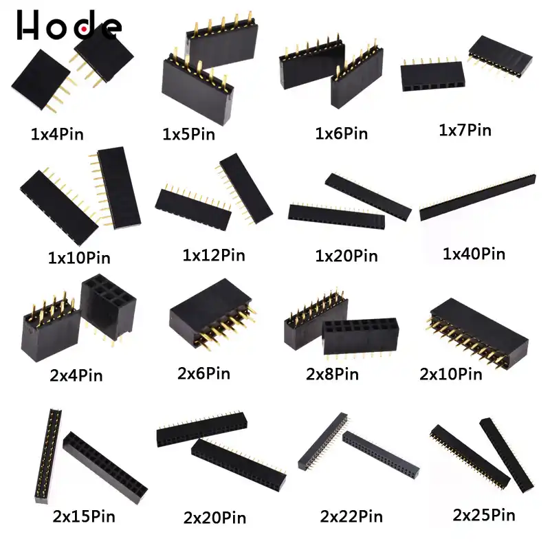 20 Pin IDC Socket Right Angle PCB Mount 2.54mm 2x10 Male Box header Pack of 5