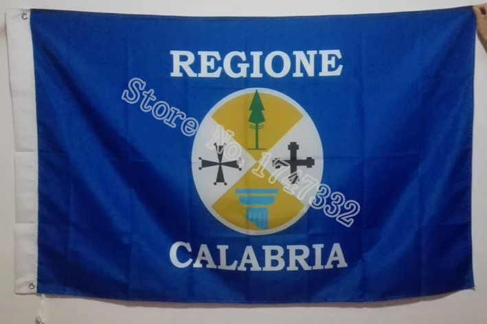 Италия Калабрия regione флаг горячие продажи товаров 3X5FT 150X90CM баннер латунные