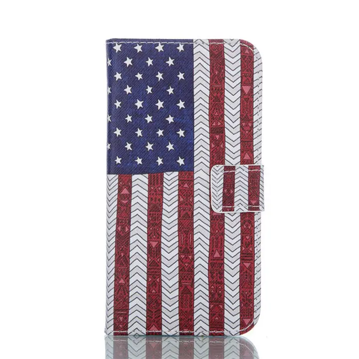 Чехол-книжка для sony Xperia Z2, Z3, M4, XZ1, Compact Mini, XA2Ultra, XA1Plus, разноцветный кошелек с цветочным рисунком, карман для карт, чехол DP26G - Цвет: American Flag