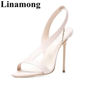 

Classic Fashion Sexy Thin High Heel And Open Toe Sample White Wedding Summer Women Shoes Sandals