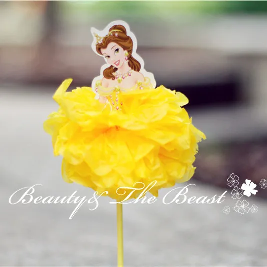 Princess Belle Decorations Alluring 72'' High Princess Cinderella Aurora Ariel Belle Cupcake Toppers Design Decoration Princess Belle Decorations Inspiration 72'' High Princess Cinderella Aurora Ariel Belle Cupcake Toppers Review