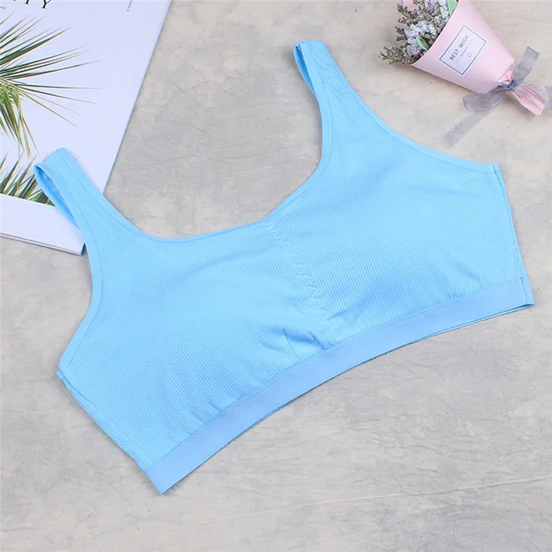 Girls cotton bra 2019 summer new Kids Girls Underwear Bra Vest Children Underclothes Sport Undies Clothes #4M08 (22)