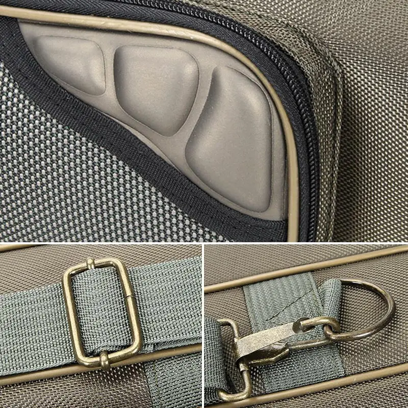  Portable Multifunction Fishing Bag Pesca Canvas 80/90/100/120CM Fishing Rod 3 Layer 4 Layer Travel  - 33013150084