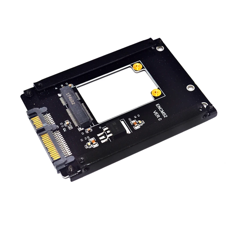 Новый 50 мм mSATA SSD до 2 5 &quotSATA диск конвертер адаптер msata для Windows2000/XP/7/8/10 Vista Linux