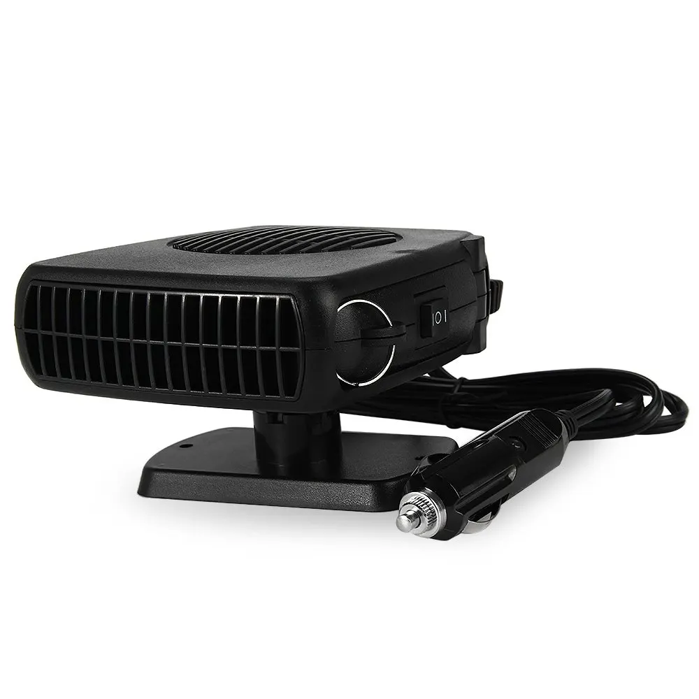 

Heater Heating Fan Auto Car Portable 12V 150W with Swing-out Handle Driving Enthusiasts Car-Styling Defroster Demisterr