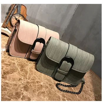 

Fashion women's Handbags Belt Clamp Chain Shoulder Bag Mini Flip Single Shoulder Messenger Bag Ladies Chain Mobile Phone Bag