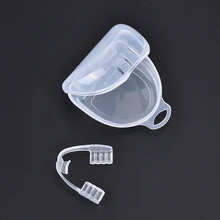 Garde-dents Transparent bruxisme garde-bouche sommeil attelle outils de protection avec boîte