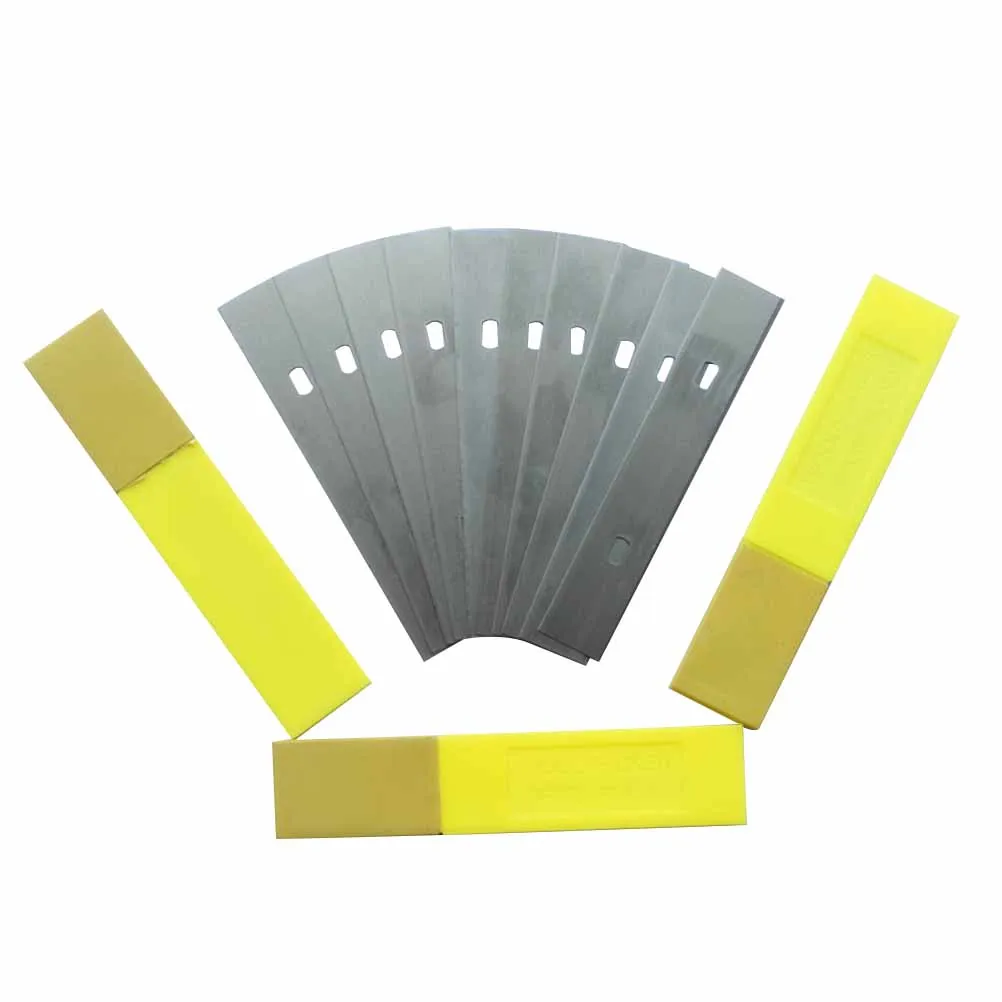 Us 13 66 37 Off 100pcs Scraper Blade Long Time Use High Carbon Steel High Quality Cleaning Tool Blade For Ceiling Aquarium Mirror Clean In Knives