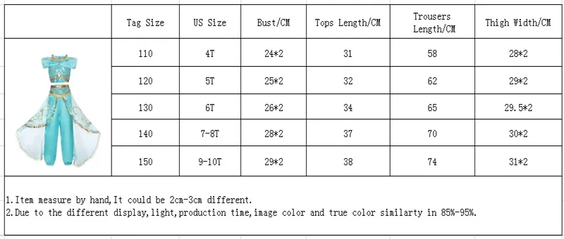 Костюм Жасмин; рождественские детские платья; карнавальный костюм принцессы; платья принцессы жасмин для девочек; костюм Эльзы; От 4 до 10 лет