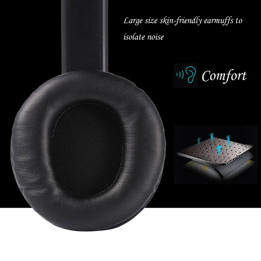 Беспроводные Bluetooth наушники BT4.1 гарнитура с микрофоном шумоподавляющие и FM радио