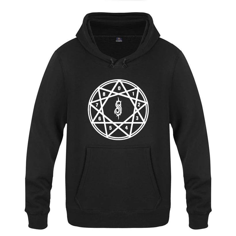 

Slipknot Punk Rock Hip-hop Hoodies Men 2018 Men's Pullover Fleece Hooded Sweatshirts
