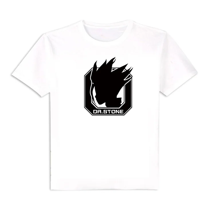 Ishigami Senku футболка аниме Dr. STONE косплей футболки летняя футболка с коротким рукавом топы Мужские хлопковые футболки