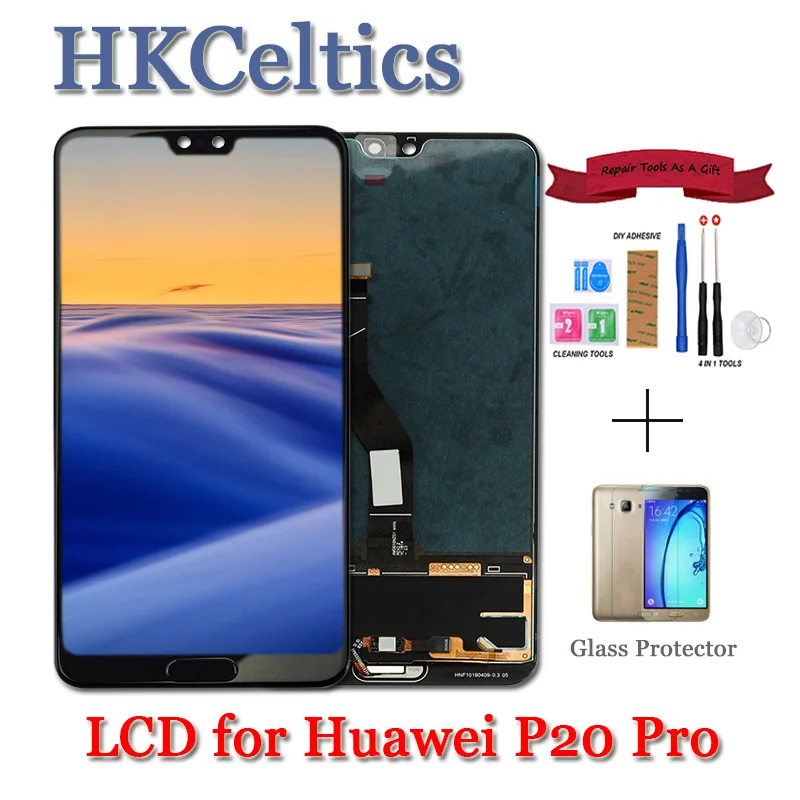 Original 6.1 inch for Huawei P20 Pro LCD Display Screen +Touch Glass Digitizer Assembly CLT-AL01 Lcd Plus | Запчасти для