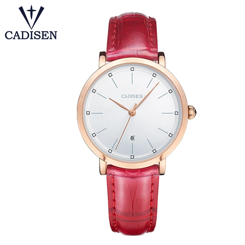 

Cadisen Kadison Genuine Ladies Ladies Quartz Watch Ultra Thin Waterproof Watch Fashion Business Simple Calendar