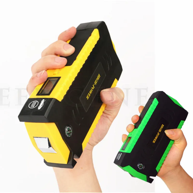 2019 Car Jump Starter Portable 12V Petrol Diesel Starting Device 4USB Power Bank 600A Pack Car Battery Charger Buster SOS Lights