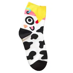 ChamsGend носки женские милые Повседневное хлопок средние Носки Утепленная одежда носки с мультяшным рисунком
