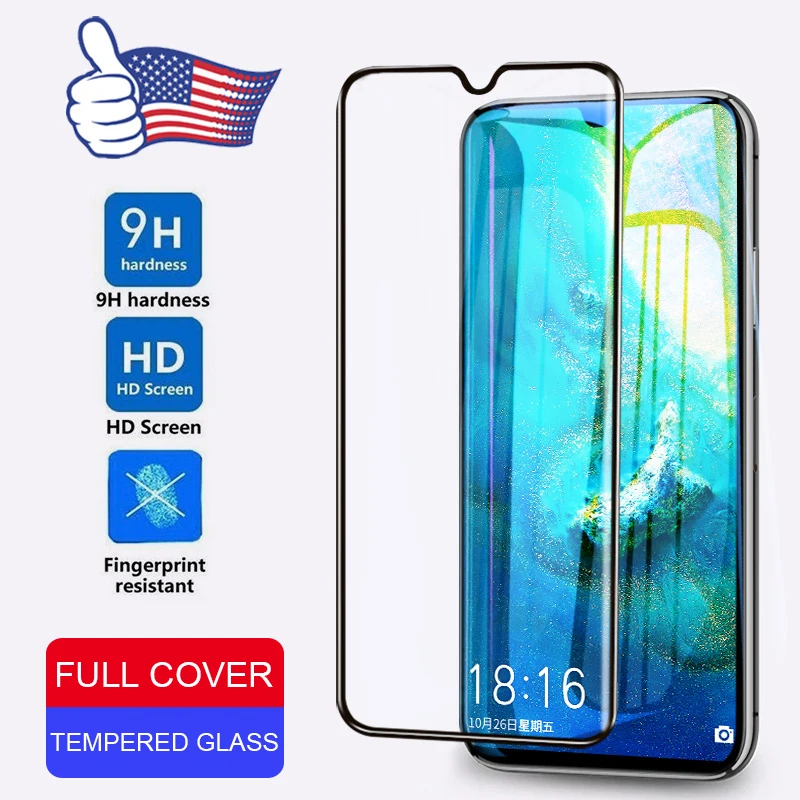 

Full tempered glass on P Smart Plus screen protector for Huawei P Smart 2019 PSmart Honor 10 Lite Honor10 Note View 10 V10 glas