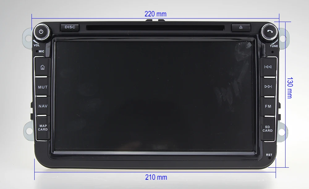 Sale DSP 64G PX6 8" Android 9.0 Car DVD Player  Radio for VW PASSAT CC Jetta Golf 5 6 Tiguan Touran Caddy EOS Sharan polo Leon Toledo 1