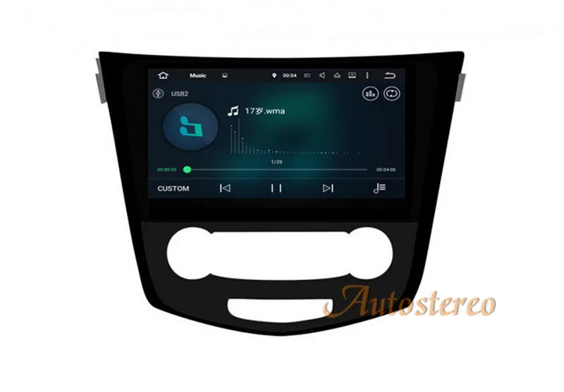 10,1 дюймов Android 7,1 6,0 5,1 четырехъядерный Автомобильный gps Радио dvd-плеер для Nissan X-TRAIL Qashqai Dualis Rouge 2013