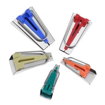 

5PCS/SET Bias Tape Makers Binding Patchwork Quilting Hemming Sewing Accessory 6/9/12/18/25mm MDJ998