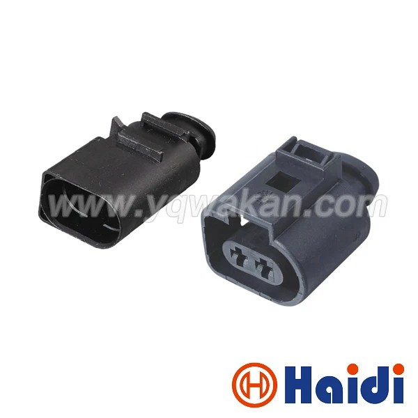 

5sets 2pin 3.5mm automotive male female sensor horn plug wiring harness connector 1J0 973 722 8D0 973 822