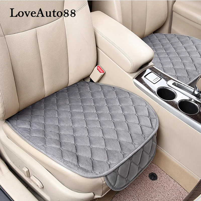 

For SUV Vehicle Car Seat Cover Warm Seat Cushion Front Rear Seat Pads Protector Mat Pads 3pcs Auto accessories