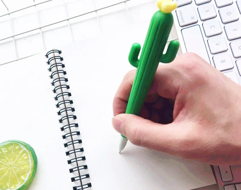 1pc-Silica-gel-Cactus-Gel-Pens-Kawaii-School-Supplies-Office-Stationary-kute-funny-cartoon-stationery-Gel (3)