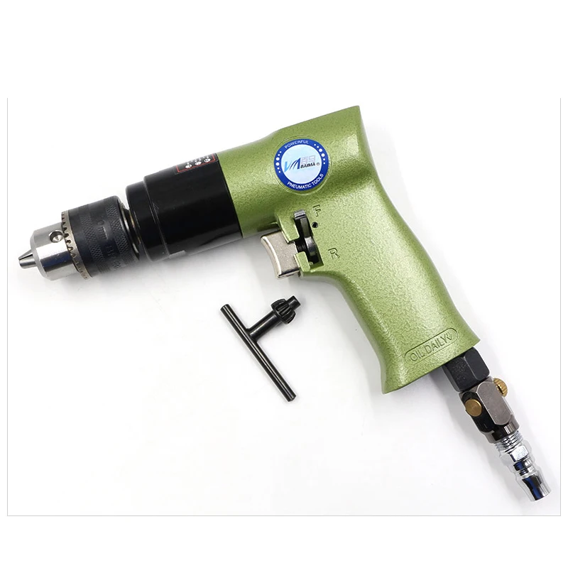 Pneumatic Drill 3/8" Collet Air Drilling Machines Pistol Type