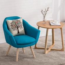 Modern Single Lounge Chair Cafe Office Restaurant Furniture Bedroom Study Nordic Minimalist Chair Sofa Dinning Chairs giantex living room accent leisure chair modern fabric upholstered arm chair single sofa chairs home furniture hw54386