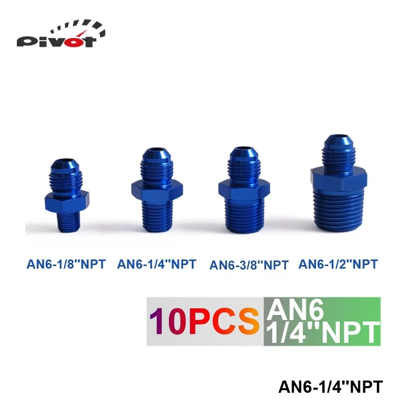 Pivot - Oil cooler fitting AN6-1/4