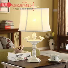 TUDA американский кантри птицы подсвечник Настольный светильник для спальни теплый белый Птица Свадебный винтажный Настольный светильник