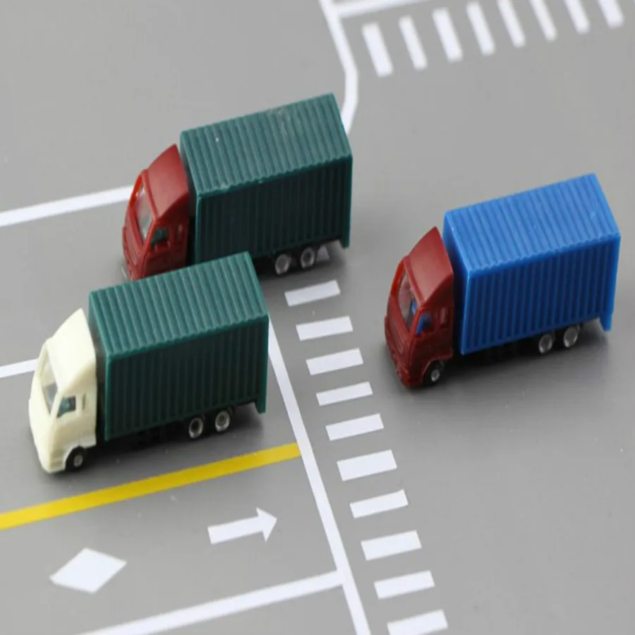 plastic model truck in archiecture model building (19)