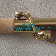 Отличное сопрано шеи золотой лак материал латунь