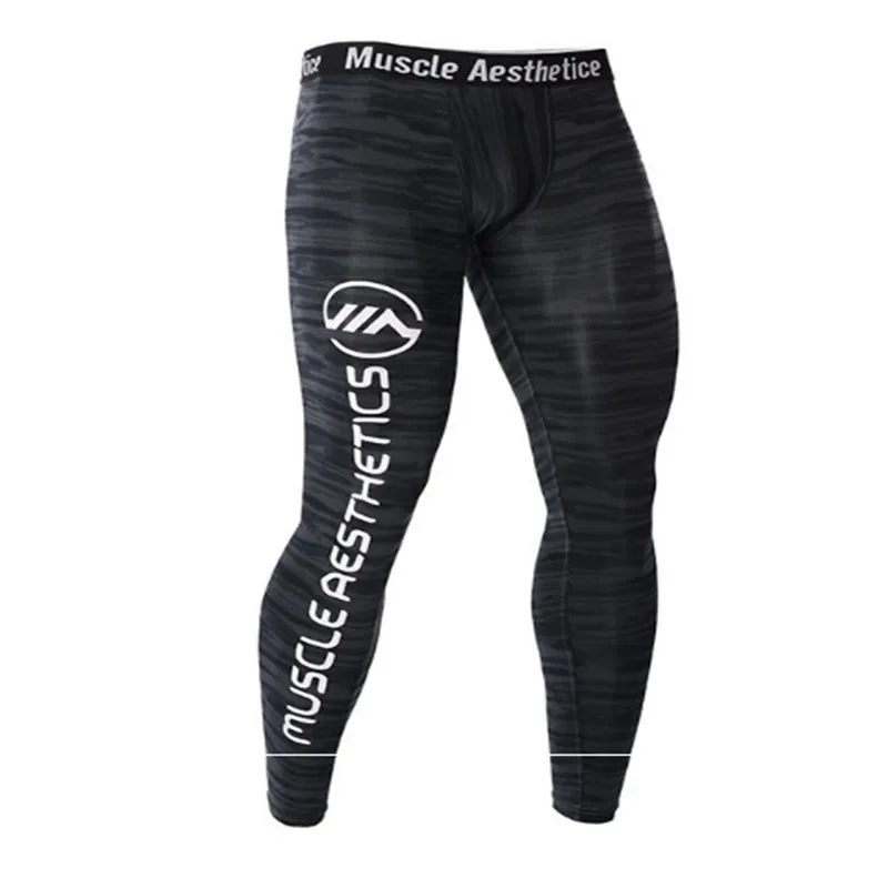 

High quality men's gym clothes, high stretch leggings, men's fast dry breathable training pants, running pants