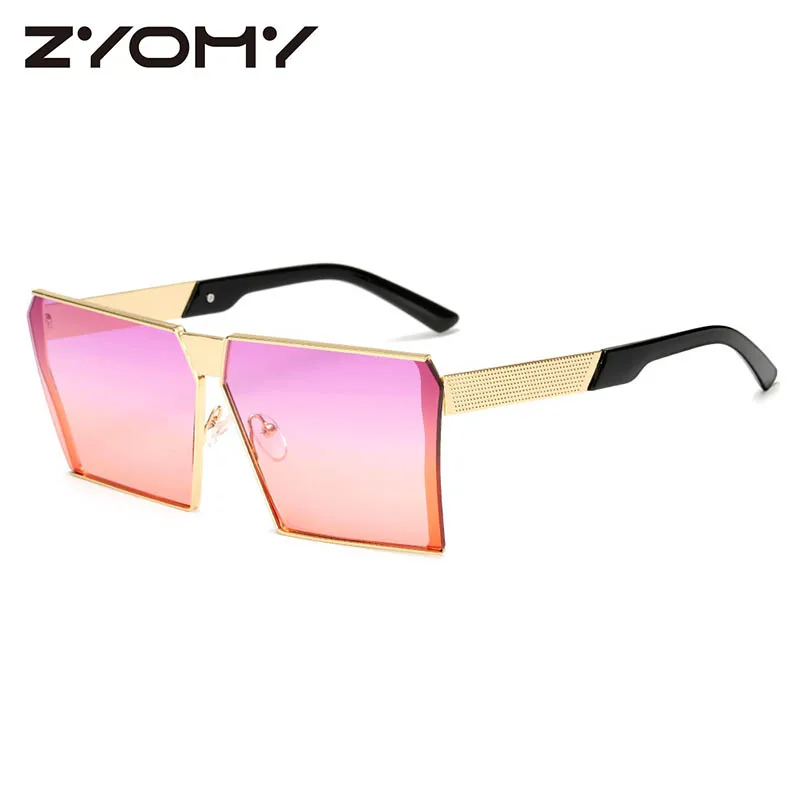 Vintage Square Sunglasses Women Brand Designer  Retro Gradient Oculos De Sol Uv400 Men Travel Sunglasses Driver Sun Glasses