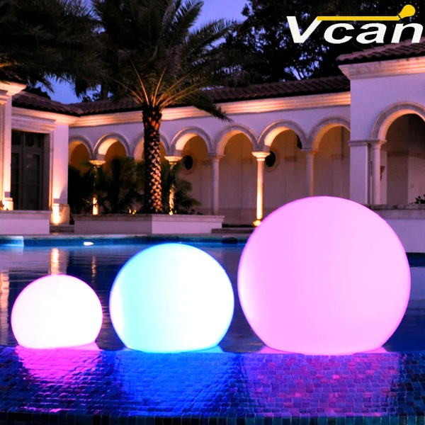 30cm floating led pool glow light orb ball outdoor or indoor lithium battery living garden light - Pool Decorations 30cm floating led pool glow light orb ball outdoor or indoor lithium battery living garden light - Pool Decorations