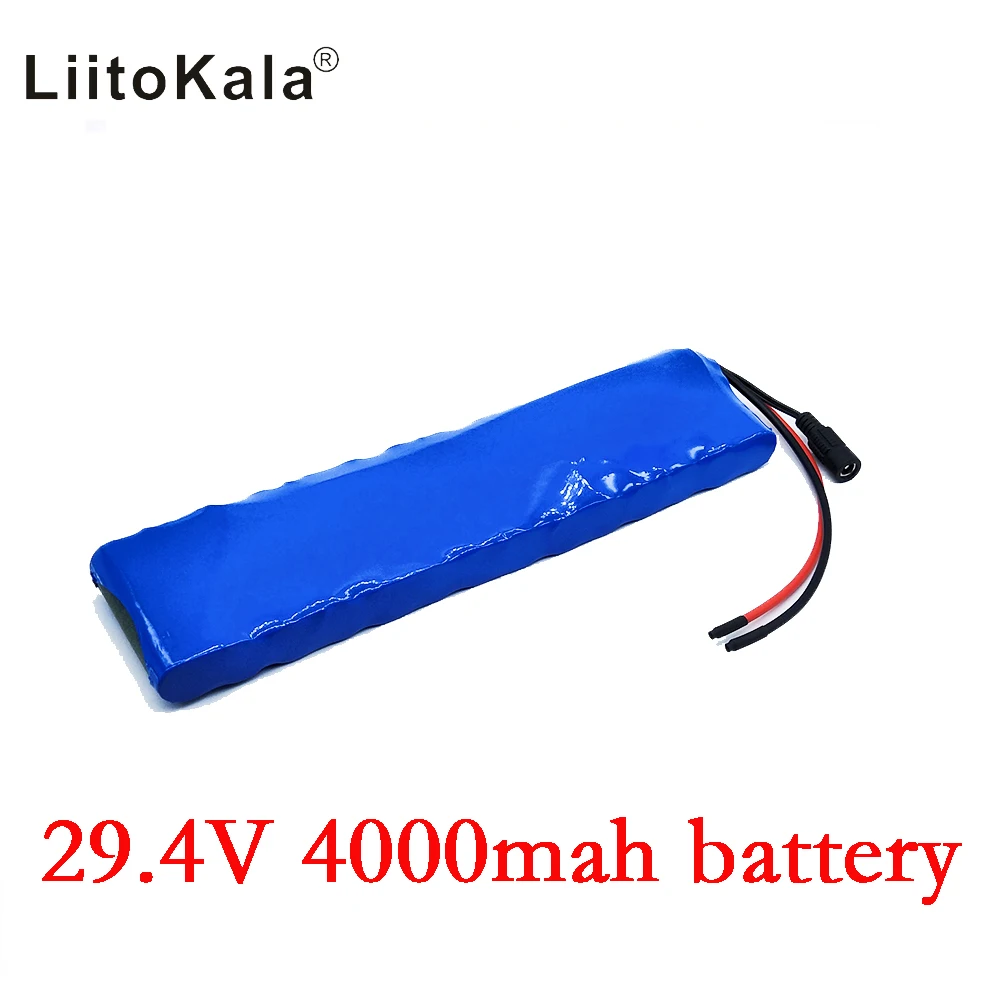 

HK liitokala 24V 4Ah 7S2P 18650 battery li-ion battery 29.4V 4000mAh electric bicycle moped / electric does not include charger