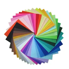 40 цветов/лот 30 см X 20 см войлочная ткань, полиэстер, Нетканый войлок, толщина 1 мм, ручная работа, не тканая ткань