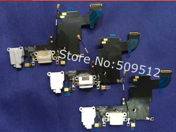 

100pcs Good Dock Charger Flex for iPhone 6s /6s plus Headphone Audio Jack Dock Charger Connector Flex