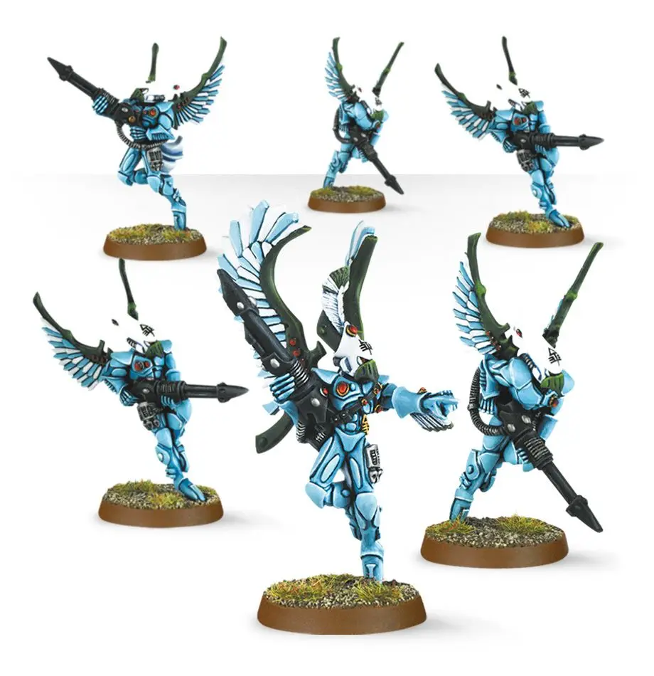 

Resin Model Bits - Eldar Swooping Hawks