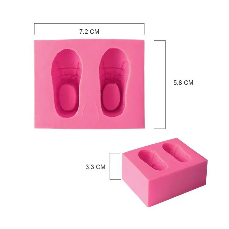 Жидкость, силиконовая форма для обуви форма для бисквитов C029 случайный цвет