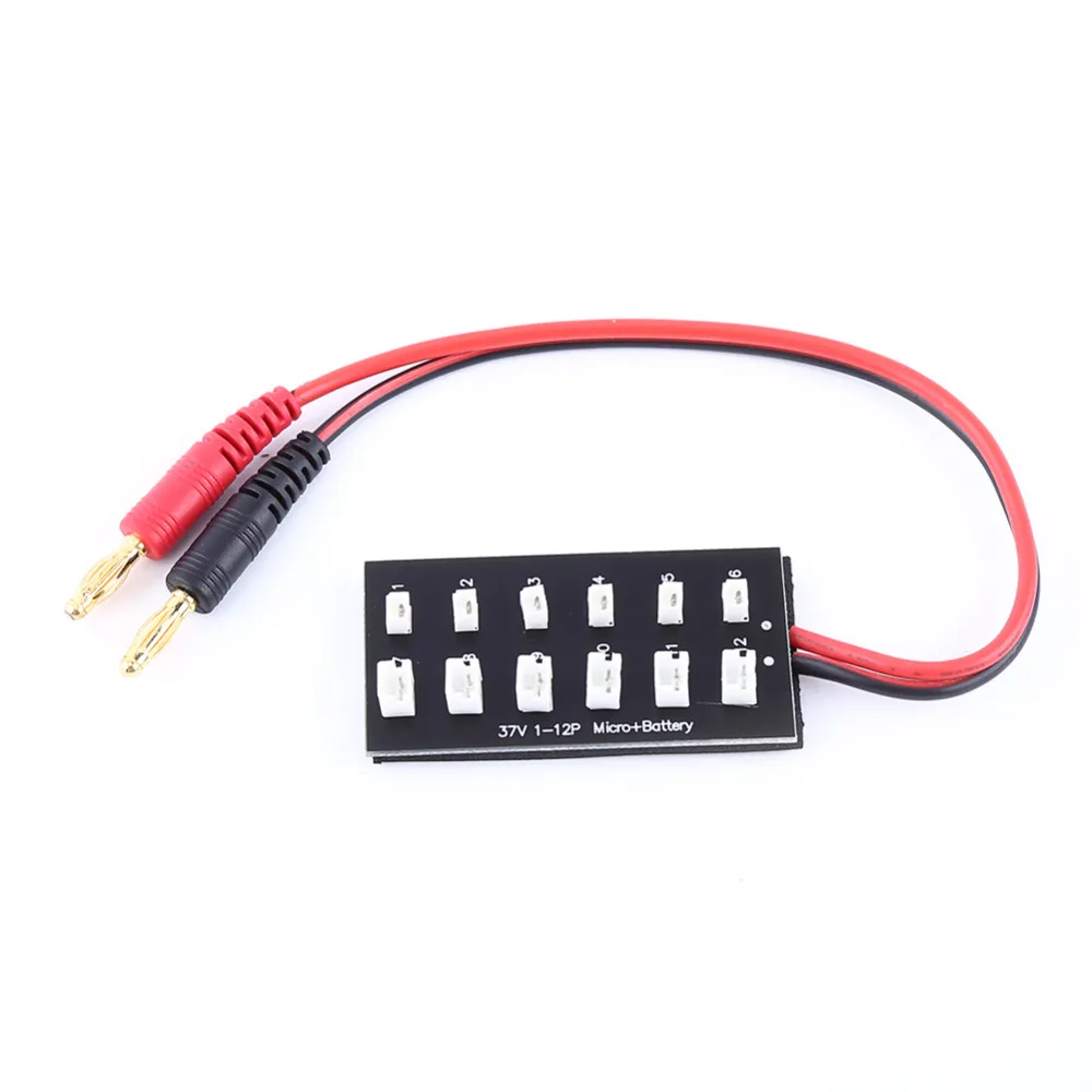 Hot 3 7V 1 12P Charging Board For Helicopter Micro Parallel Board font b Battery b