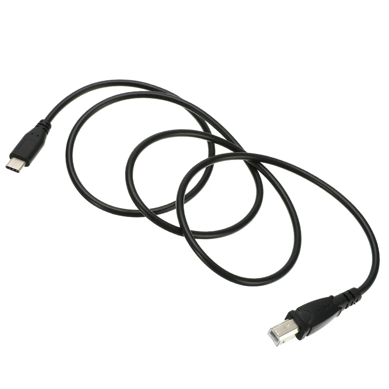 1 м USB 3 Тип C Штекерный разъем к 2 0 B кабель для передачи данных сотового телефона