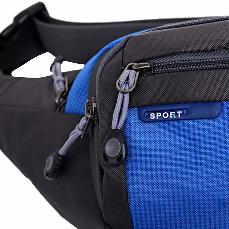 Unisex Pouch Sports Bum Waist Bag Pack Hip Purse Travel Fanny Wallet Money Phone Belt Zipper Running Hiking Gym Outdoor Bag