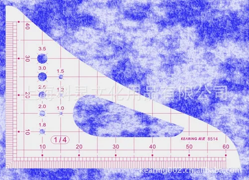 Одежда Многофункциональный удельный вес линейки Костюмы образец сортируя линейка Треугольники весы чертеж линейки Templater-8345 8514 - Цвет: 8514